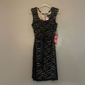 Black lace dress